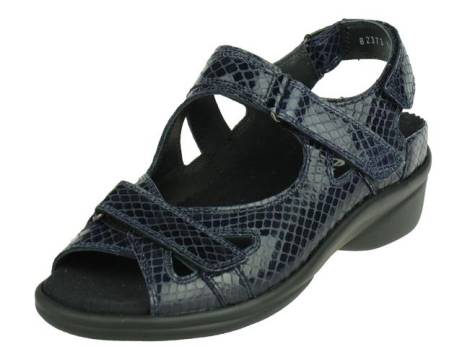 Durea Durea Comfor Klittenband Sandaal damesschoenen maat 5,5.5,6,6.5,7 blauwdonker blauw