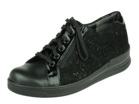 durea-durea-comfort-lage-dames-veterschoen-met-rits-damesschoenen-maat-5-5-5-smokey-zwart(17975)