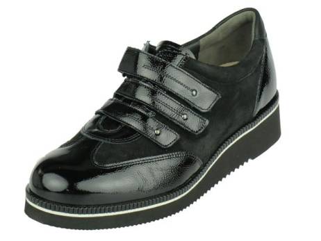 Durea klittenband damesschoenen maat 4.5,5,5.5,6,6.5,7.5 zwart