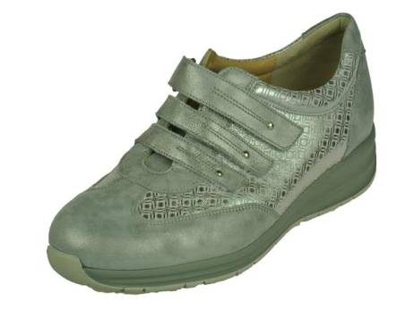 Durea klittenbandschoen damesschoenen maat 5.5 grijs, zilver