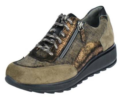 durea-sneaker-damesschoenen-maat-6-5-7-khaki-brons-zwart(22995)