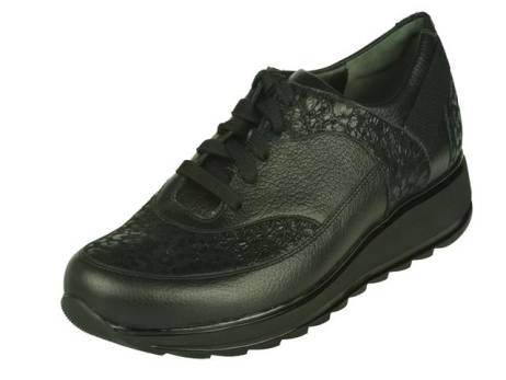 durea-zwart-smokey-leaopard-damesschoenen-maat-4-5-zwart(15975)