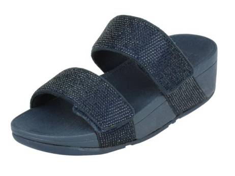 FitFlop Mina Crystal Slides damesschoenen maat 38,41 midnight navy