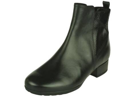 gabor-comfort-kort-laarsje-op-2-5-cm-hak-damesschoenen-maat-4-5-6-zwart(8975)