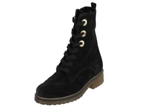 Gabor comfort trendy halfhoge dames veterschoen damesschoenen maat 3.5,4,5,5.5,6,6.5 zwart