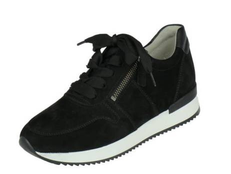 gabor-gabor-sportieve-lage-dames-sneaker-met-veter-en-rits-damesschoenen-maat-4-4-5-5-5-5-6-6-5-7-7-5-8-zwart(9995)