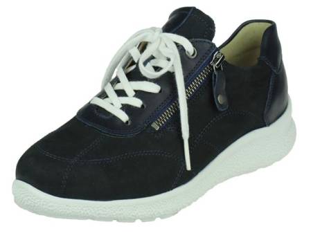 Hartjes comfort sportieve lage dames veterschoen damesschoenen maat 6 donkerblauw