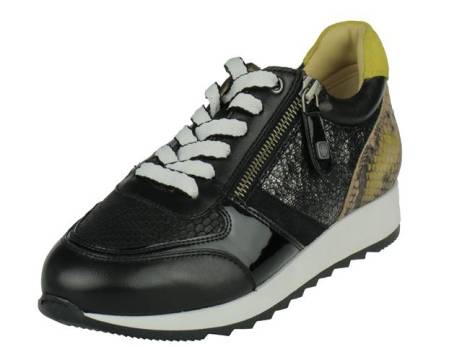 Helioform trendy dames Sneaker damesschoenen maat 5.5 zwart combi