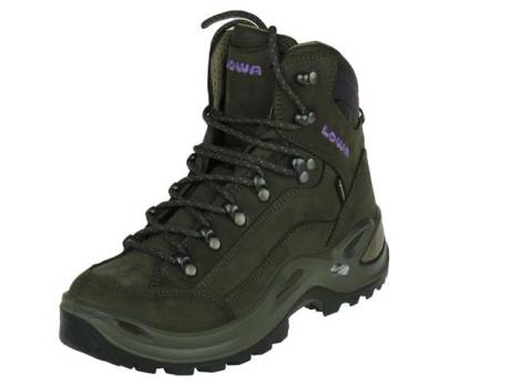 Lowa renegade gtx mid ws damesschoenen maat 4.5,5,6.5 slate zwartberry