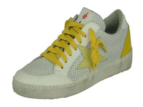 meline-sneaker-damesschoenen-maat-36-wit-met-gele-ster(4975)