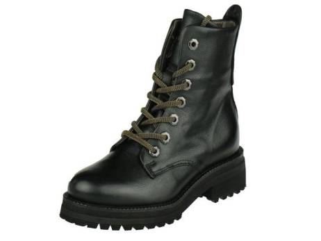 Piedinudi piedi nudi halfhoge dames veterboot, met rits damesschoenen maat 37,38,39,41 nero