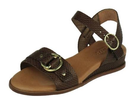 red-rag-women-footbed-sandal-damesschoenen-maat-37-38-39-40-41-donker-brown(9995)
