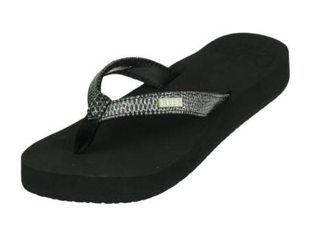 Reef star cushion sassy damesschoenen maat 36,41,42.5 zwart zilver
