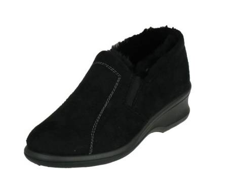 rohde-dames-pantoffel-damesschoenen-maat-4-5-5-5-6-5-8-zwart(5495)