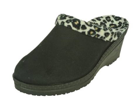 rohde-dames-pantoffel-slipper-damesschoenen-maat-39-zwart(3495)