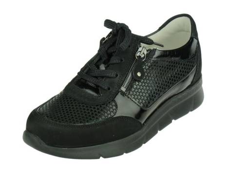 waldlaufer-dames-sportieve-veterschoen-met-rits-damesschoenen-maat-4-5-5-7-8-zwart(13995)