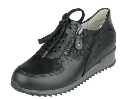 Waldlaufer hurly damesschoenen maat 4.5,5,6,6.5,7 bronx west zwart