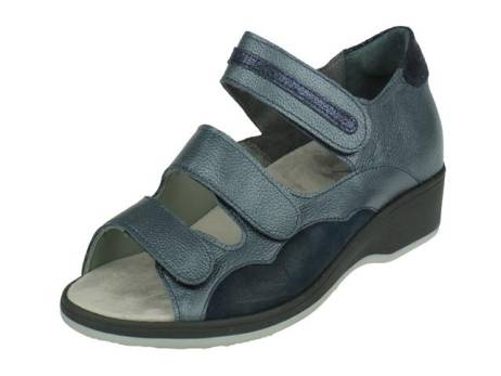 xsensible-ayla-damesschoenen-maat-8-navy-metal(16995)