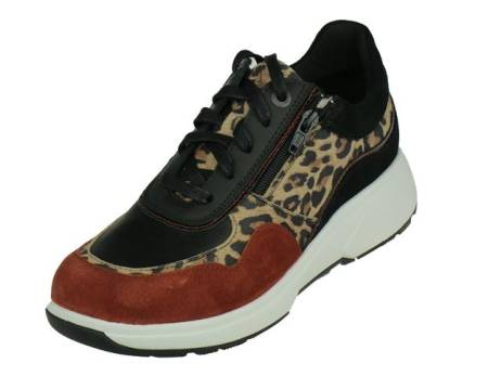 xsensible-lima-damesschoenen-maat-40-leopard-combi(19975)