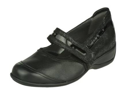 xsensible-lipari-damesschoenen-maat-39-40-zwart-leaf(17995)