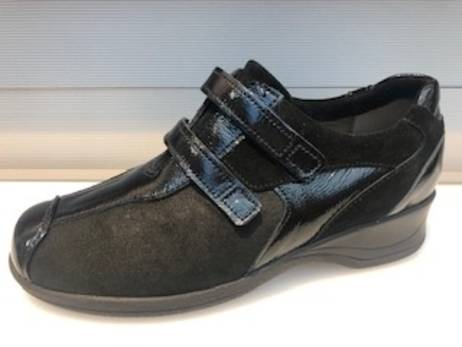 Xsensible lucia damesschoenen maat 3.5,4,4.5,5,5.5,6,6.5,7,8 zwart patent