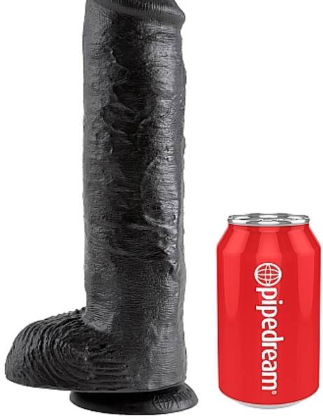 11-inch-dildo-met-ballen-op-zuigvoet-zwart-(4721)