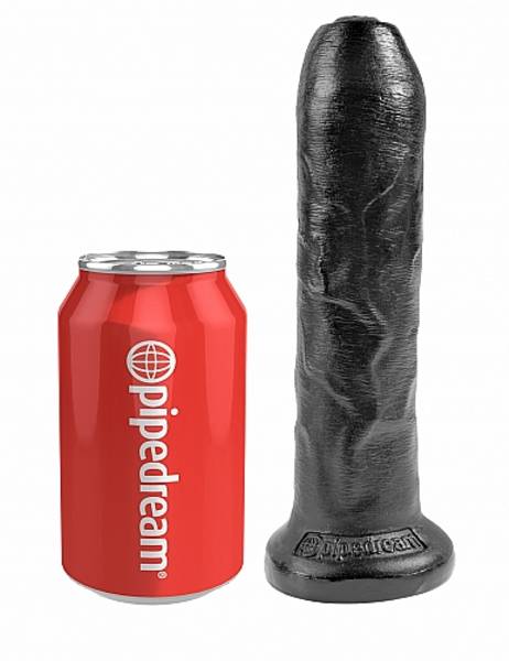 7-inch-onbesneden-dildo-op-zuigvoet-zwart-(2736)