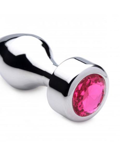 aluminum-buttplug-met-roze-kristal-medium(2395)