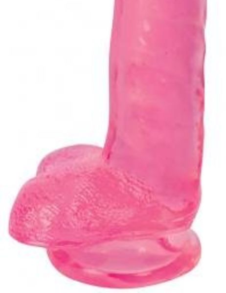 Dildo Met Ballen 20 CM - Cherry Ice