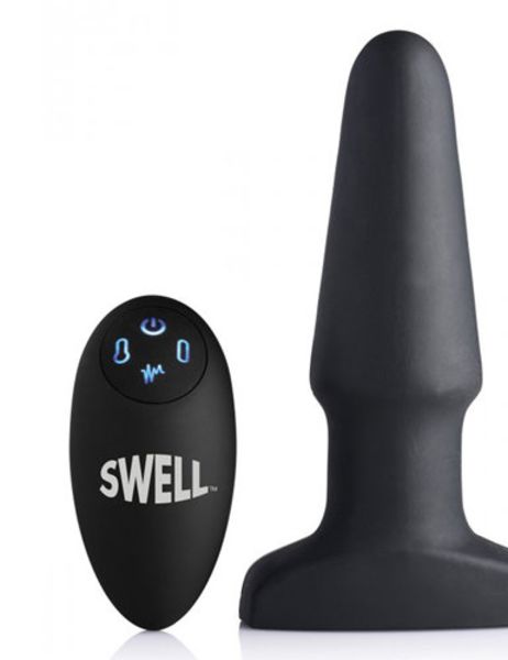 Opblaasbare en Vibrerende Buttplug