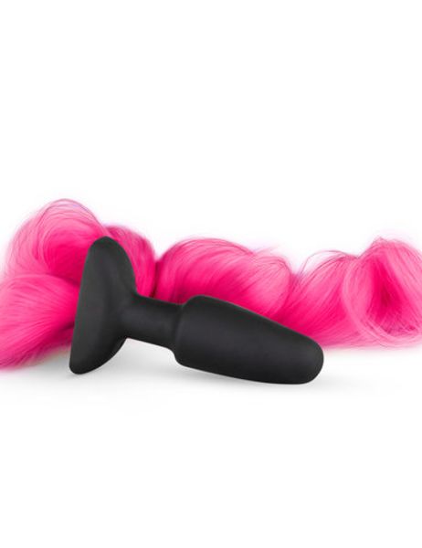 siliconen-buttplug-met-staart-roze(2695)