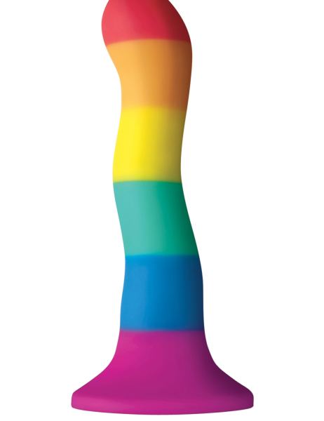 Siliconen Pride Edition Wave Dildo - 19 cm