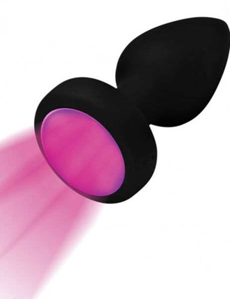 Vibrerende Buttplug Met LED-Licht - Klein
