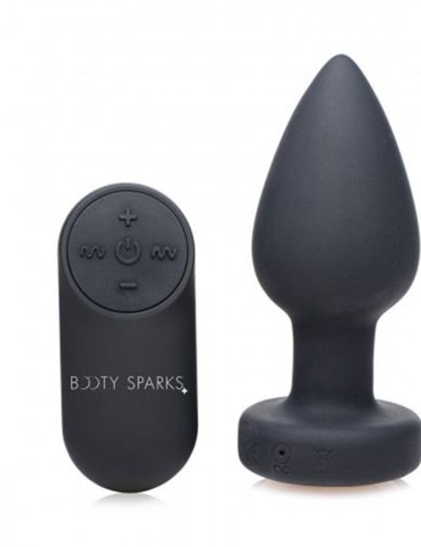 Vibrerende Buttplug Met LED-licht - Medium