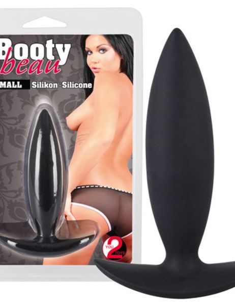Zwarte slanke buttplug