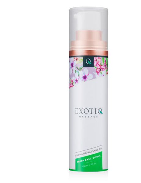 Exotiq Massageolie Basil Citrus - 100 ml