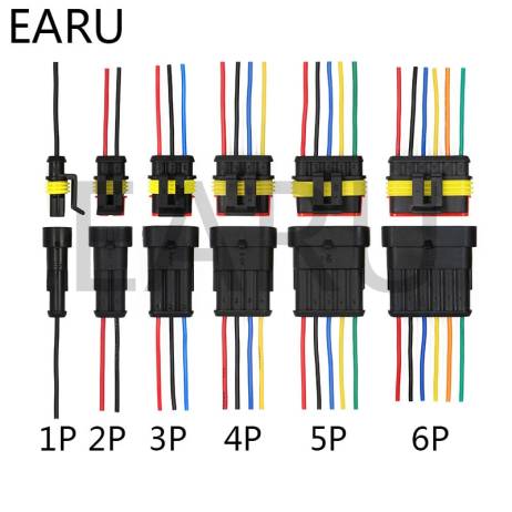 1set AMP 1P 2P 3P 4P 5P 6P Way Waterproof...