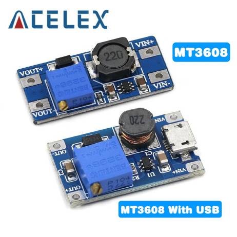 MT3608 DC-DC Adjustable Boost Module 2A B...