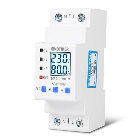 SINOTIMER 63A 80A Din Rail Adjustable Ove...