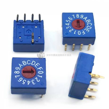 0-F rotary coding switch DIP switch 16 ge...