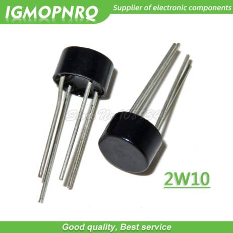 10pcs 2W10 DIP 2A 1000V Bridge Rectifiers...