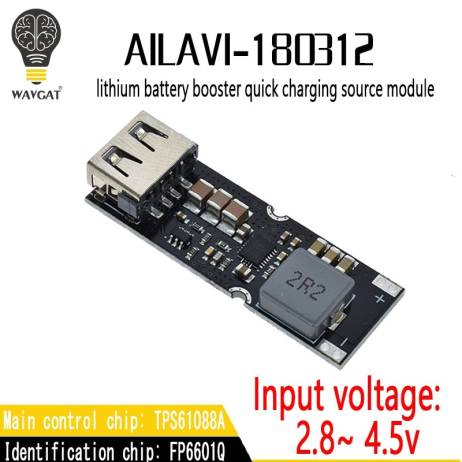Single Cell Lithium Battery Boost Power M...