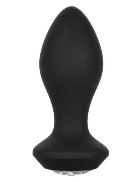 CalExotics Kleine Vibrerende Buttplug met diamant - oplaadbaar
