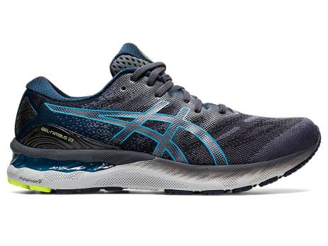 Asics Gel-Nimbus 23 hardloopschoenen heren blauw/zwart