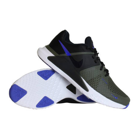 nike-renew-fushion-fitnesschoenen-heren-zwart-donker-groen(4254)
