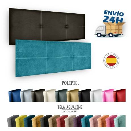 PARIS model double seam bed headboard and...
