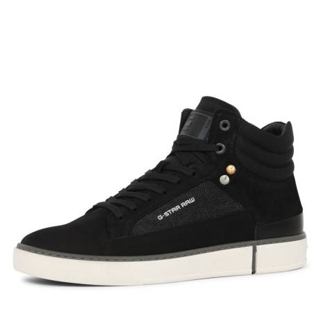 G-Star Ravond Mid Heren Sneaker Zwart Maat 42