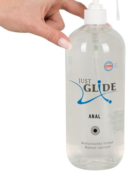 Just Glide Anaal Glijgel 1000ml Pompfles Waterbasis