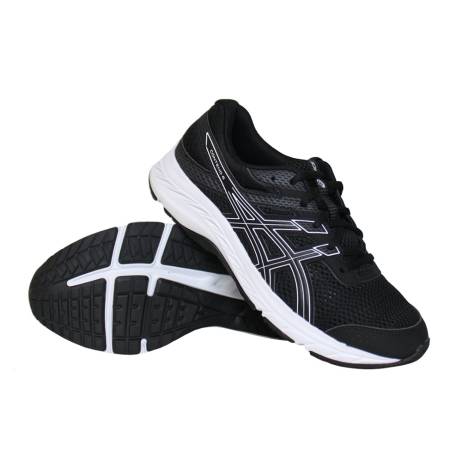 asics-contend-6-gs-hardloopschoenen-jongens-zwart-wit(3850)