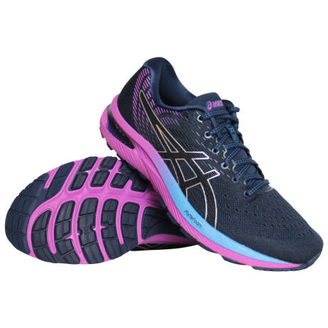 Asics Gel-Cumulus 22 hardloopschoenen dames zwart/roze